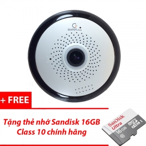 Camera wifi Panoramic 360 độ HD-720P IPC-3606 tặng thẻ nhớ 16GB chính hãng