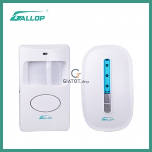 Chuông cửa cảm ứng hồng ngoại báo khách GALLOP DOORBELL F623