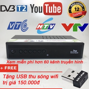 Đầu thu kỹ thuật số DVB T2 LTP STB-1406 tặng USB wifi tốc độ 150Mbps