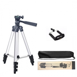 Giá đỡ chụp hình 3 chân Tripod TF-3110 TEFENG kèm kẹp đỡ điện thoại và bao đeo