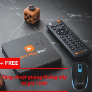 FPT Play Box+ 2019 Voice Remote tặng kèm chuột quang không dây