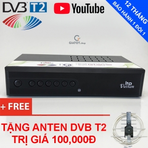 Đầu thu kỹ thuật số DVB T2 LTP STB-1406 tặng Anten DVB T2