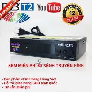 Đầu thu kỹ thuật số DVB-T2 HÙNG VIỆT TS-123 Internet