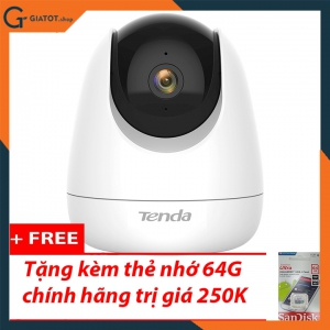 Camera IP Wifi Tenda CP6 3.0  tặng kèm thẻ nhớ 64G - Chính hãng