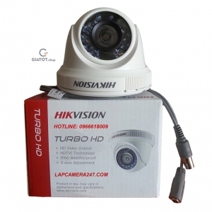 Camera trong nhà Hikvision HD TVI 1MP DS-2CE56C0T-IRP chính hãng