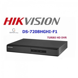 Đầu ghi hình camera Hikvision 8 kênh HD DS-7208HGHI-F1 chính hãng