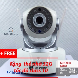 Camera wifi cao cấp HNvision HD-720P 6100 tặng thẻ nhớ 32G