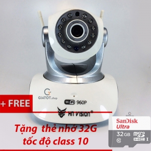 Camera wifi cao cấp HNvision  HD-960P 6130 model 2018 tặng thẻ nhớ 32G