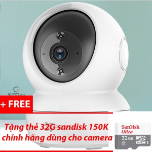 Camera wifi trong nhà chính hãng EZVIZ CS-C6N full HD 1080P tặng kèm thẻ nhớ 32G