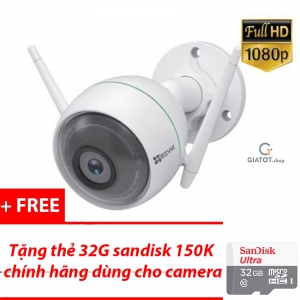 Camera ngoài trời IP wifi EZVIZ CS-C3WN Full HD 1080p tặng kèm thẻ nhớ 32G