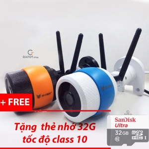 Camera wifi ngoài trời HN-vision 960P 2 râu tặng thẻ nhớ 32G