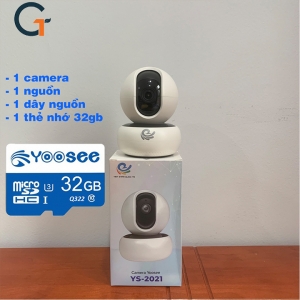 Camera wifi trong nhà Yoosee YS-2021 hình ảnh 1080P tặng kèm thẻ nhớ 32G