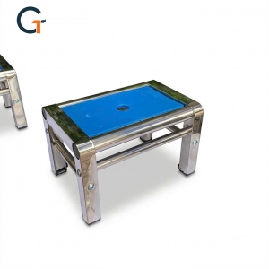 Ghế đẩu thấp inox mặt nhựa phong cách chắc khỏe chống trơn trượt chịu tải trọng lớn
