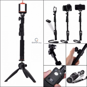 Combo Gậy chụp hình bluetooth và Tripod chính hãng Yunteng cao cấp