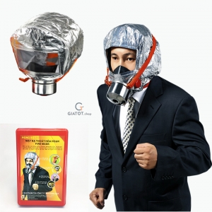 Mặt nạ thoát hiểm lọc khói và khí độc Fire mask Hùng Việt VIE-30 chính hãng