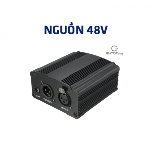 Nguồn Phantom chuyển đổi 48V chuyên dụng cho micro thu âm