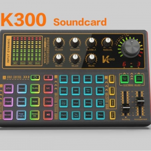 Sound card K300 thu âm livestream cùng lúc 3 thiết bị facebook tiktok youtube