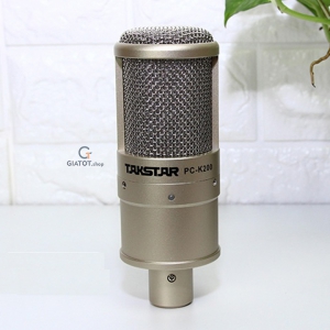 Micro livestream Takstar PC- K200 dùng thu âm và hát karaoke online