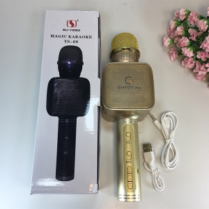 Micro kèm loa Karaoke cao cấp GIATOT.shop YS68 (gold)