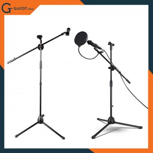 Chân micro đứng Pro Microphone Stands dùng cho phòng thu và sân khấu