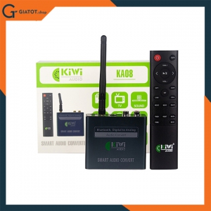 Bộ chuyển đổi âm thanh Digital sang Analog có Bluetooth Kiwi KA08