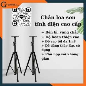 Cặp đôi chân loa đứng chân cao 1.8M bằng thép sơn tĩnh điện cao cấp GIATOT SPS-602M