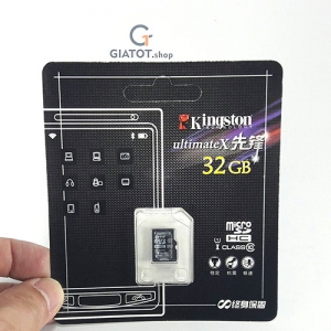 Thẻ nhớ 32G Kingston UltimateX class 10 chính hãng dùng cho camera