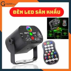 Đèn laser 60 trong 1 có pin sạc trang trí sân khấu, vũ trường, phòng karaoke