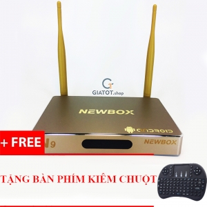 Android TV box NEWBOX N9 RAM 2G tặng bàn phím kiêm chuột