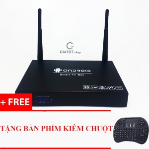 Android TV Box ram 1G T20 tặng bàn phím kiêm chuột