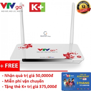 Android Tv box VTVgo V1 model 2018 tặng thẻ K+ 3 tháng