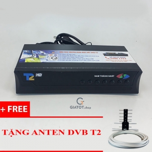 Đầu thu truyền hình số DVB T2 Model HV 168 Nam Thành Nhất tặng Anten DVB T2