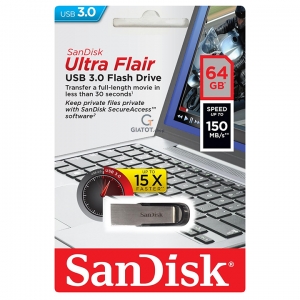 USB 3.0 SanDisk Ultra Flair CZ73 64GB 150MB/s chính hãng