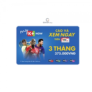 Thẻ gia hạn gói My K+ Now 3 Tháng