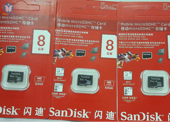 Thẻ nhớ SanDisk HD 8G class10 hàng xịn