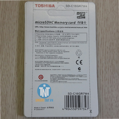 Thẻ nhớ Toshiba Micro SD Card Class 4 4GB